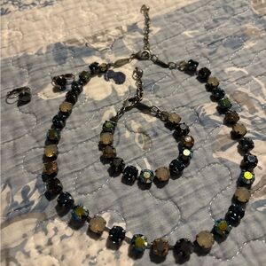 Sabika necklace, bracelet and earrings set